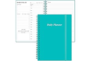 Undated Daily Planner 2021 Agenda Notebook