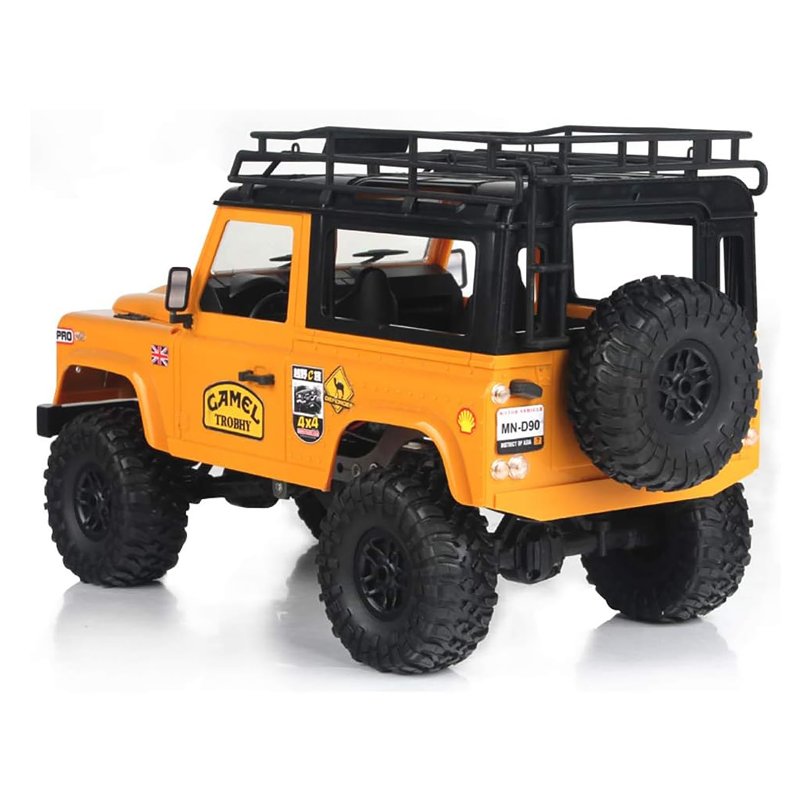 Goolsky Rastreador de Roca MN-D90 1/12 4WD 2.4G Control Remoto de Alta Velocidad Fuera de Carretera Camión RC Car Led Light RTR