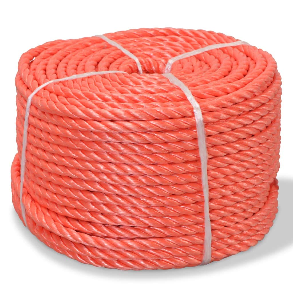 Générique Corde torsadée Polypropylène 10 mm 250 m Orange,Accessoires de quincaillerie,câbles & Cordes,Cordes & câbles de Construction,143834