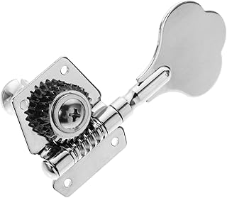 FAVOMOTO 2 Conjuntos De Afinadores De Baixo Elétrico Botão De Baixo De Guitarra Clássica Acessórios De Baixo Hardware De Guitarra Baixo Ukulele Tarraxas De Afinação De Guitarra Cravelhas