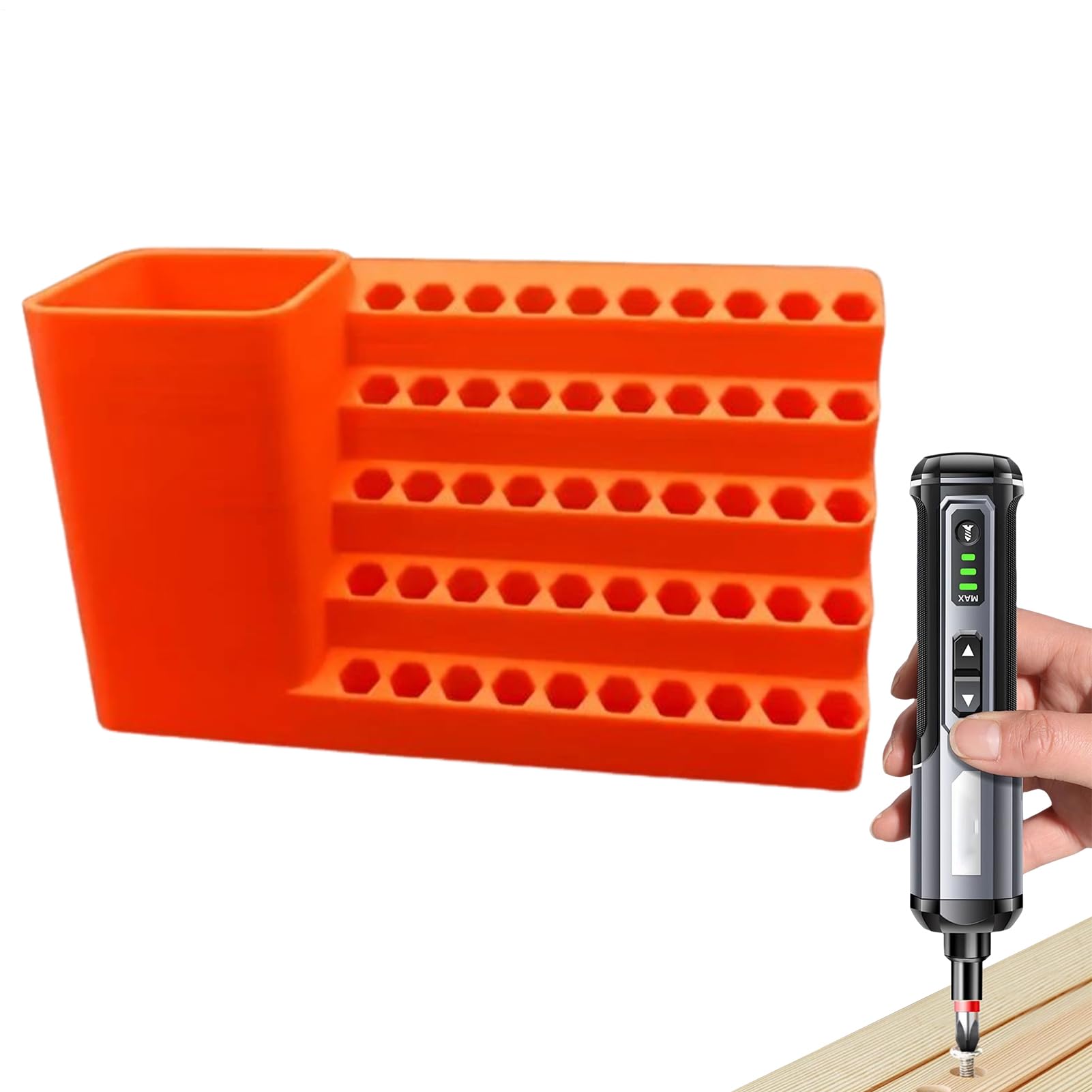 Support de rangement pour perceuses et forets électriques avec base antidérapante pour garage