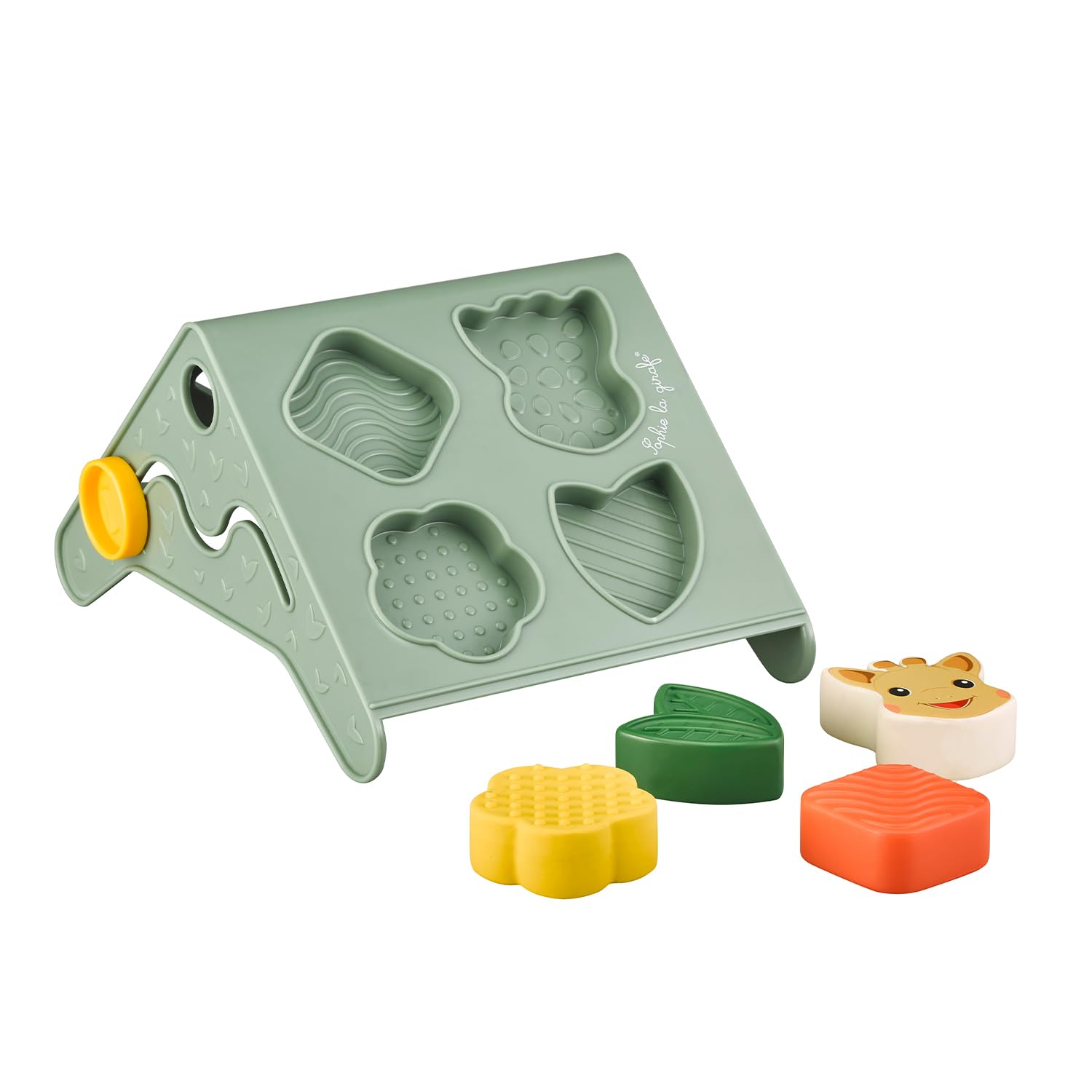 Sophie la Girafe Coffret Éducatif 2-en-1 Boulier Bébé Dès 10 Mois Jeu | Balancier | boîte à formes | caoutchouc naturel | plastique recyclé | motricité fine logique | cadeau bébé fille garçon