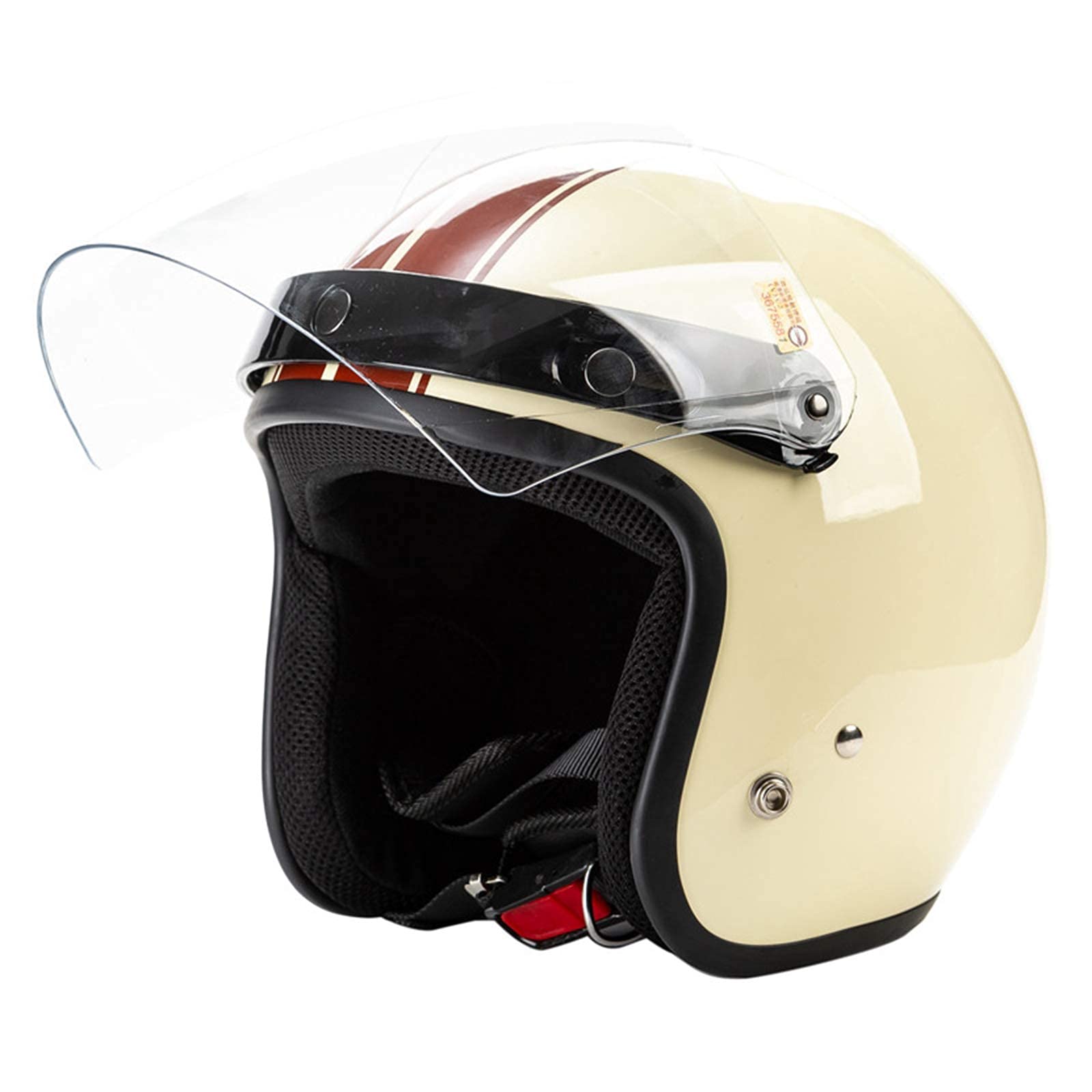 zalati Visiera Visiera Anteriore Scudo Casco Maschera per Sostituzione Fai da Te Moto Guida - Trasparente