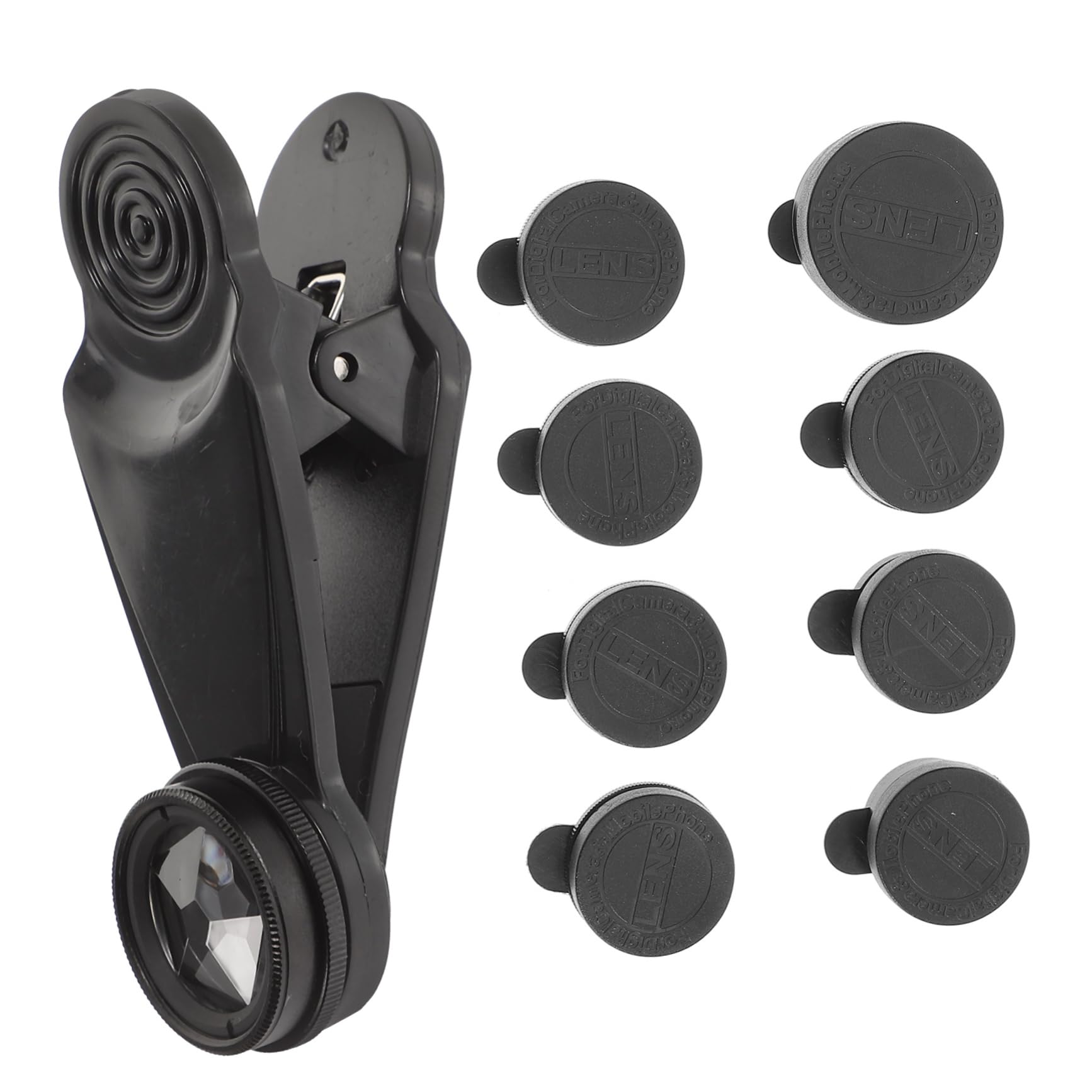 ULDIGI 1 Set 10 in 1 Phone Lens Set Fisheye Lens Camera Lens for Smartphone Extension Phone Lens Professional Phone Camera Lens Coated Optical Glass Lens Wide-Angle Lens Cell Phone