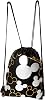 5Star-TD Disney Mickey Mouse Silver Drawstring Backpack
