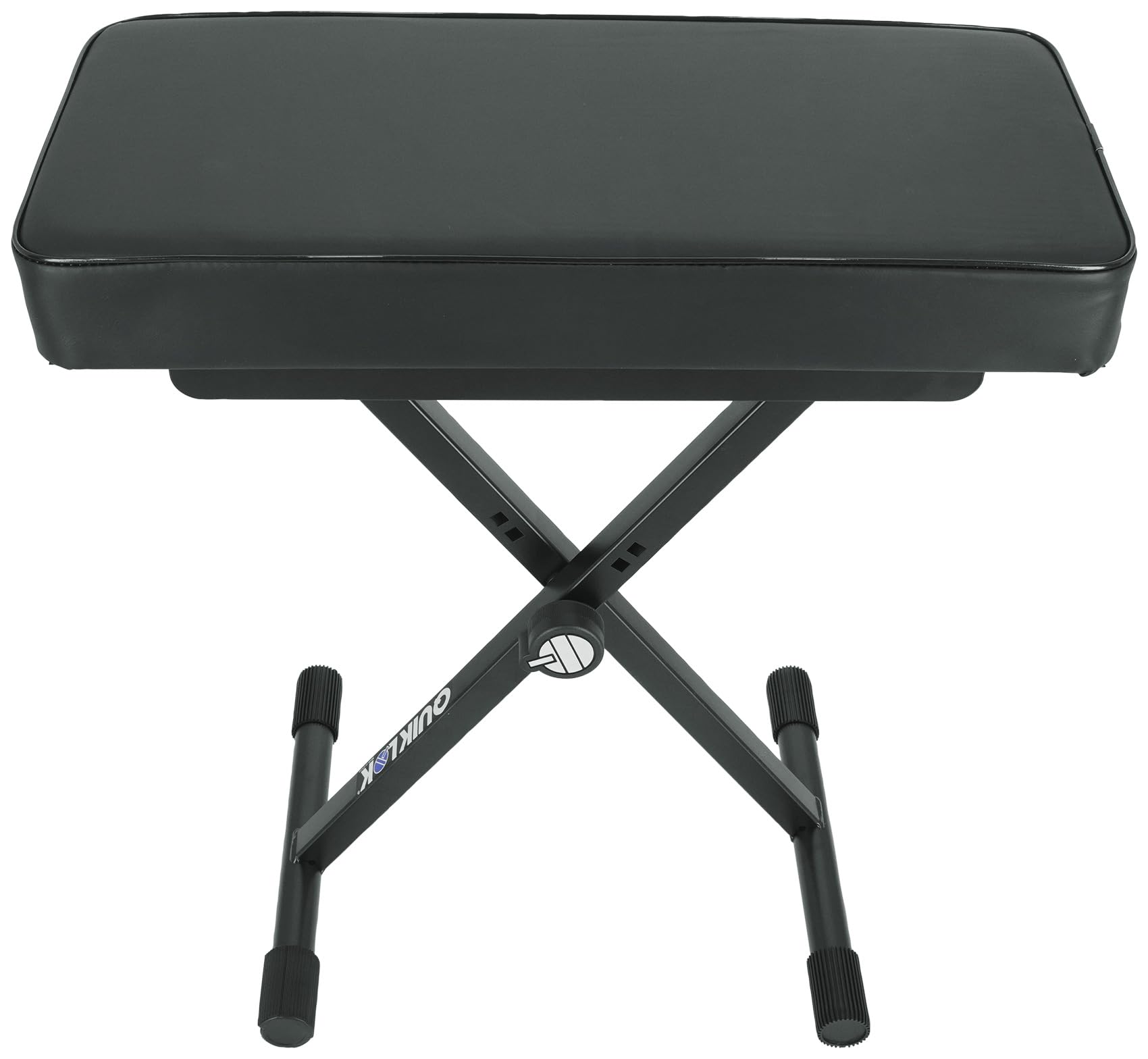 Audiosavings Bundle: Quik Lok BX-8 Extra Thick Adjustable Keyboard Bench w/ 3 Height-Positions Bundle with Free Rockville RPB2-BLACK Handheld Wireless Portable Bluetooth Speaker Great Sound (2 Items)