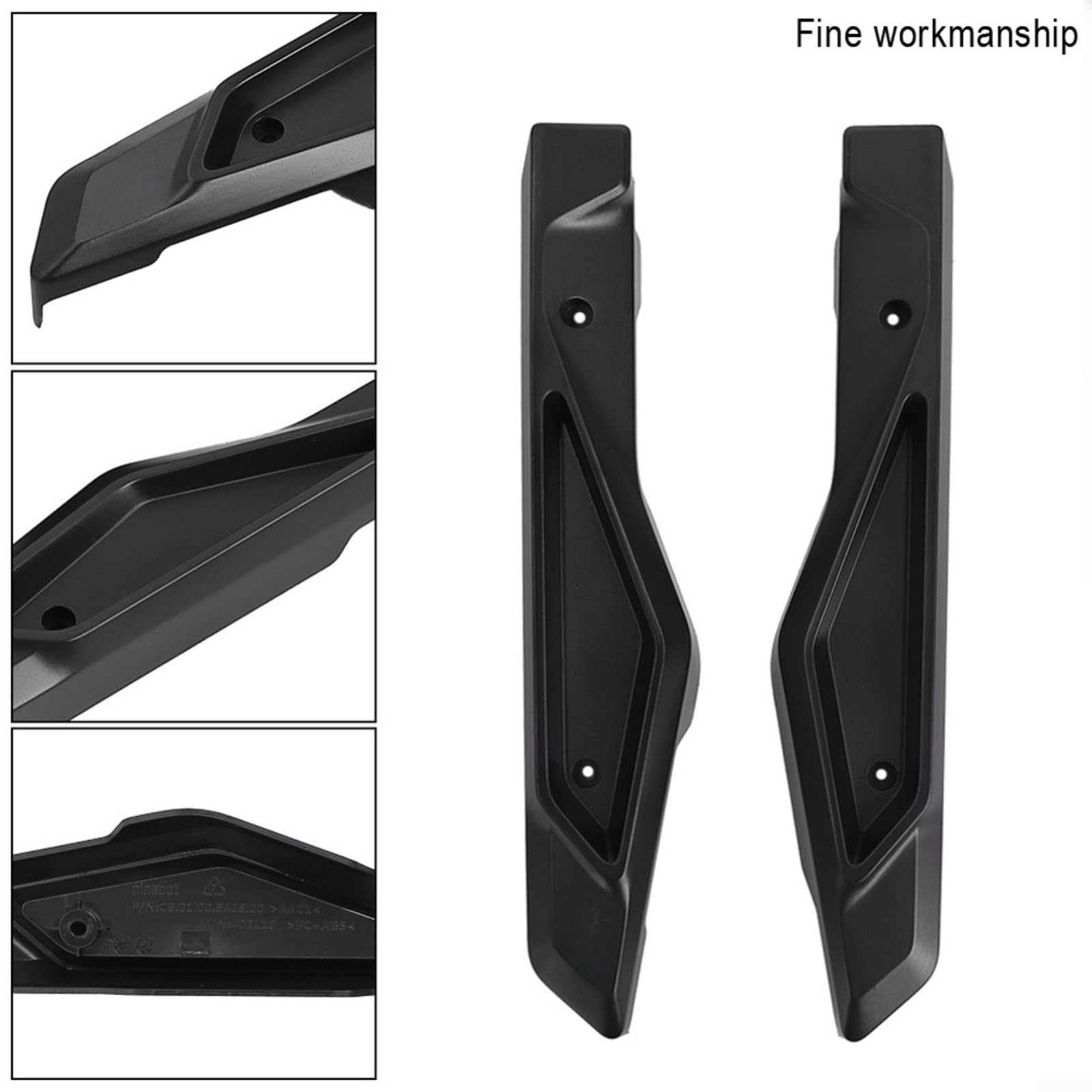 PC+ABS Copertura Forcella Posteriore per Ninebot per Scooter Elettrico ZT3 Pro, Copertura Decorativa Forcella Posteriore Sinistra o Destra, Copertura Protettiva Ruota Scooter Elettrico, Copertura