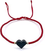 Vista 15 de Red String Protection Bracelet for Women Against Evil Eye Genuine Jet Stone Azabache Contra el Mal de Ojo
