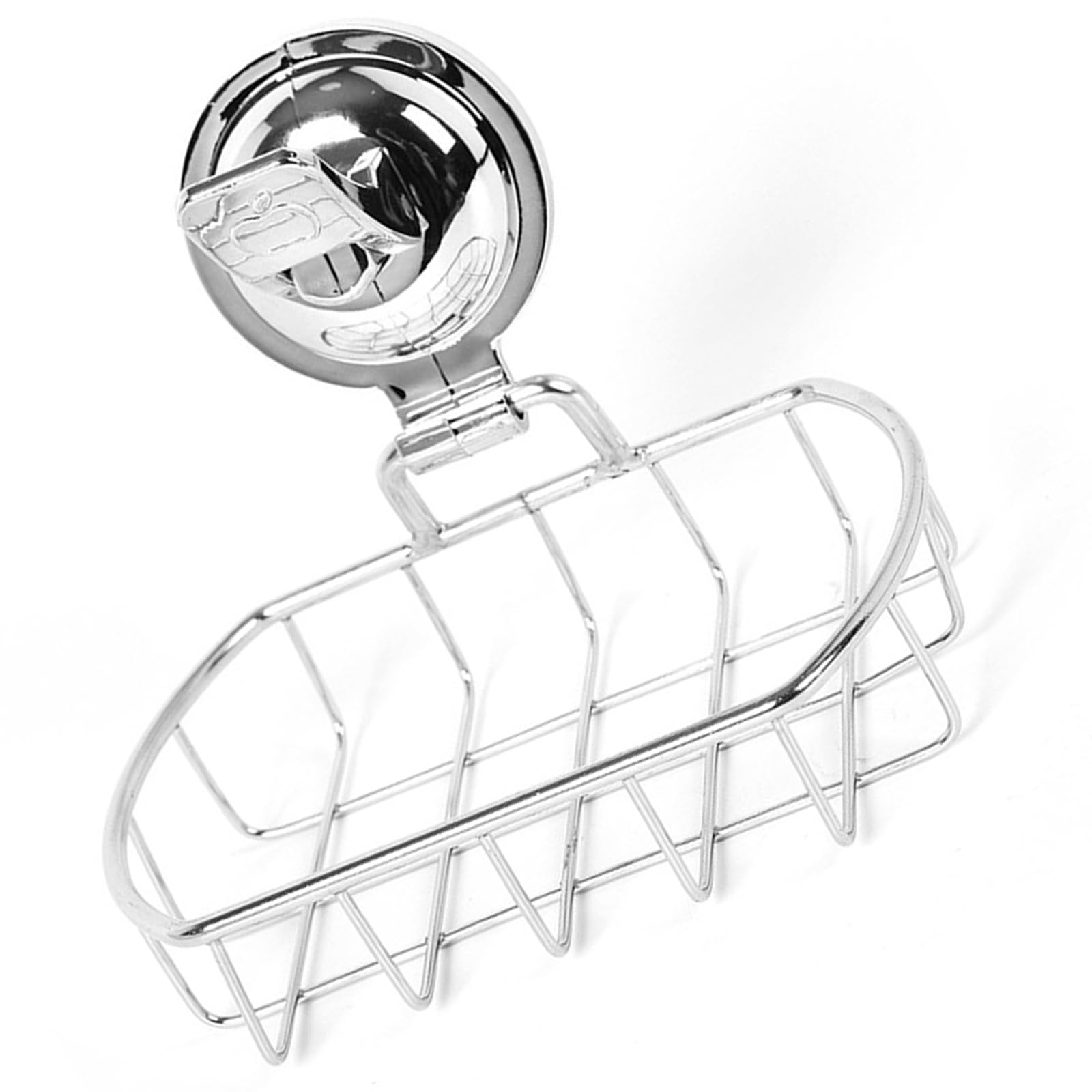 Strong Vacuum Suction Soap Holder Water Resistant Soap Basket Stainless Steel Bathroom Kitchen Organiser Bathroom Holder