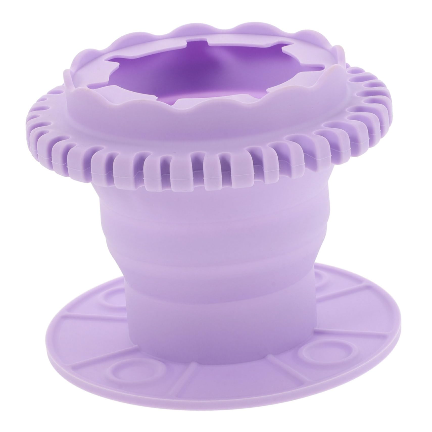 Didiseaon 3 Pz detergente per spazzole detergente per pennelli da trucco tazze di vernice portapennelli supporto per la pulizia delle spazzole tazze per la pulizia del trucco Gel di silice