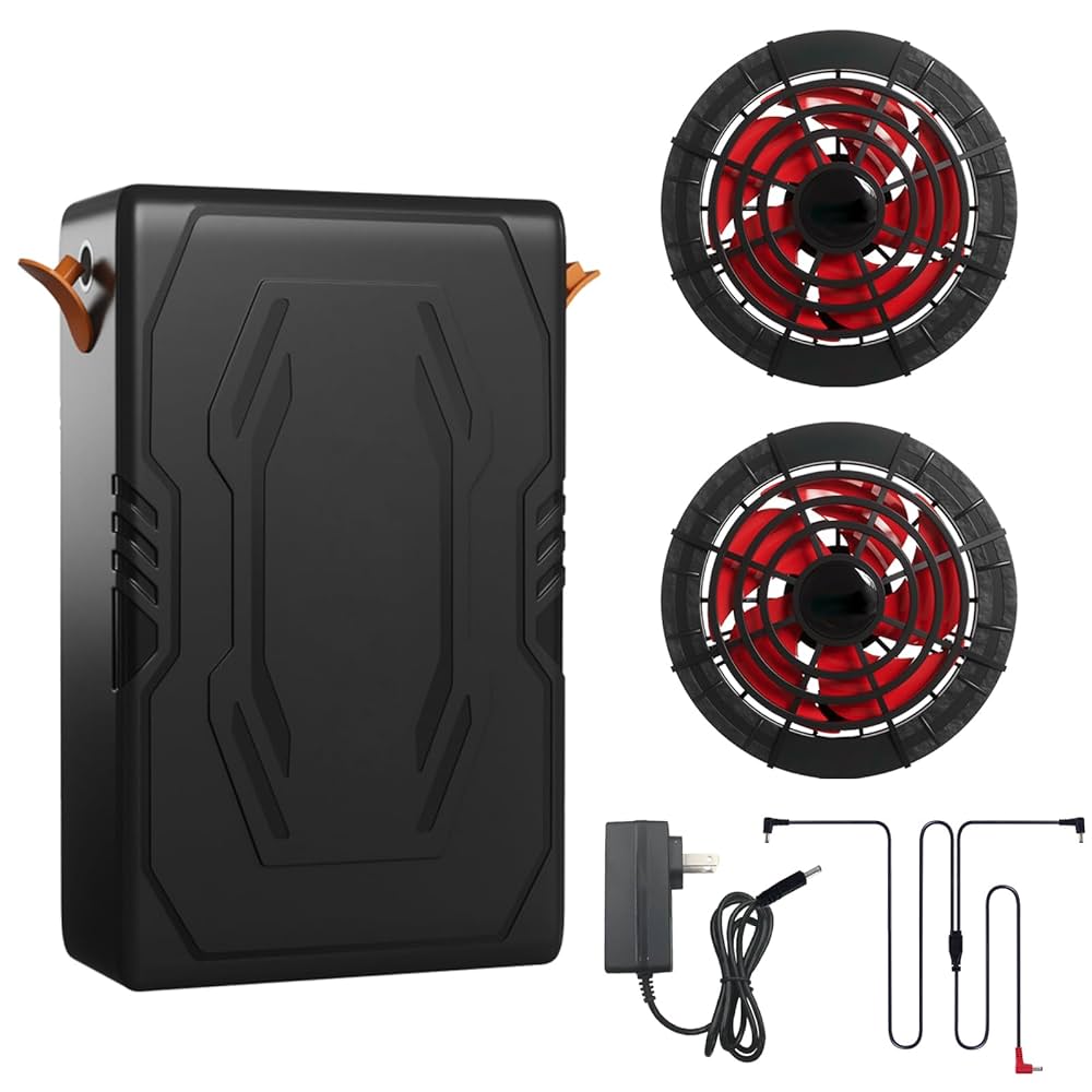 Amazon.co.jp: 空調作業服 ファンバッテリーセット 28V超高出力