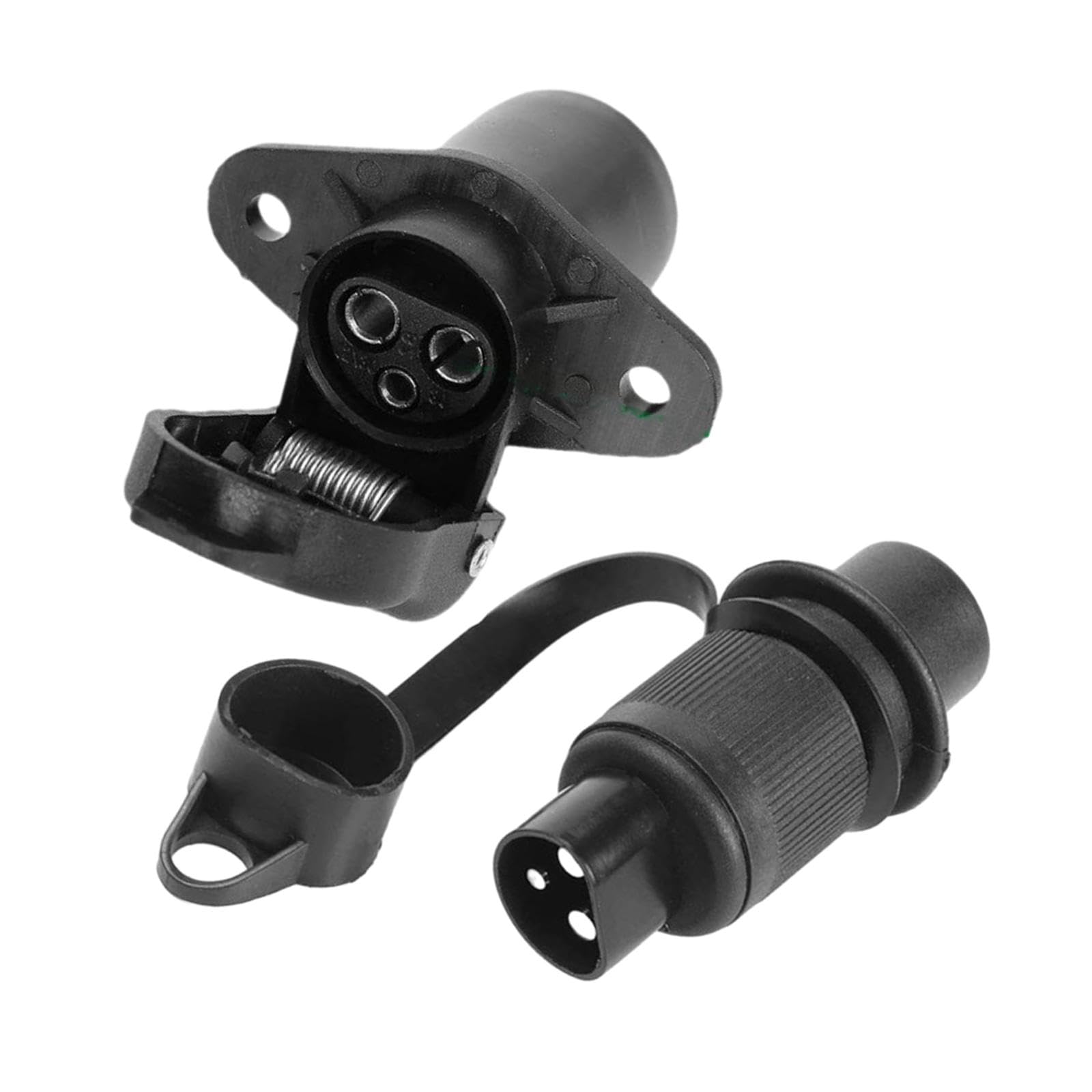 ECOMISTIQ® Plug Socket Trailer Connector RV Towing for Agricultural Machinery Auto Plug and Socket-image-7
