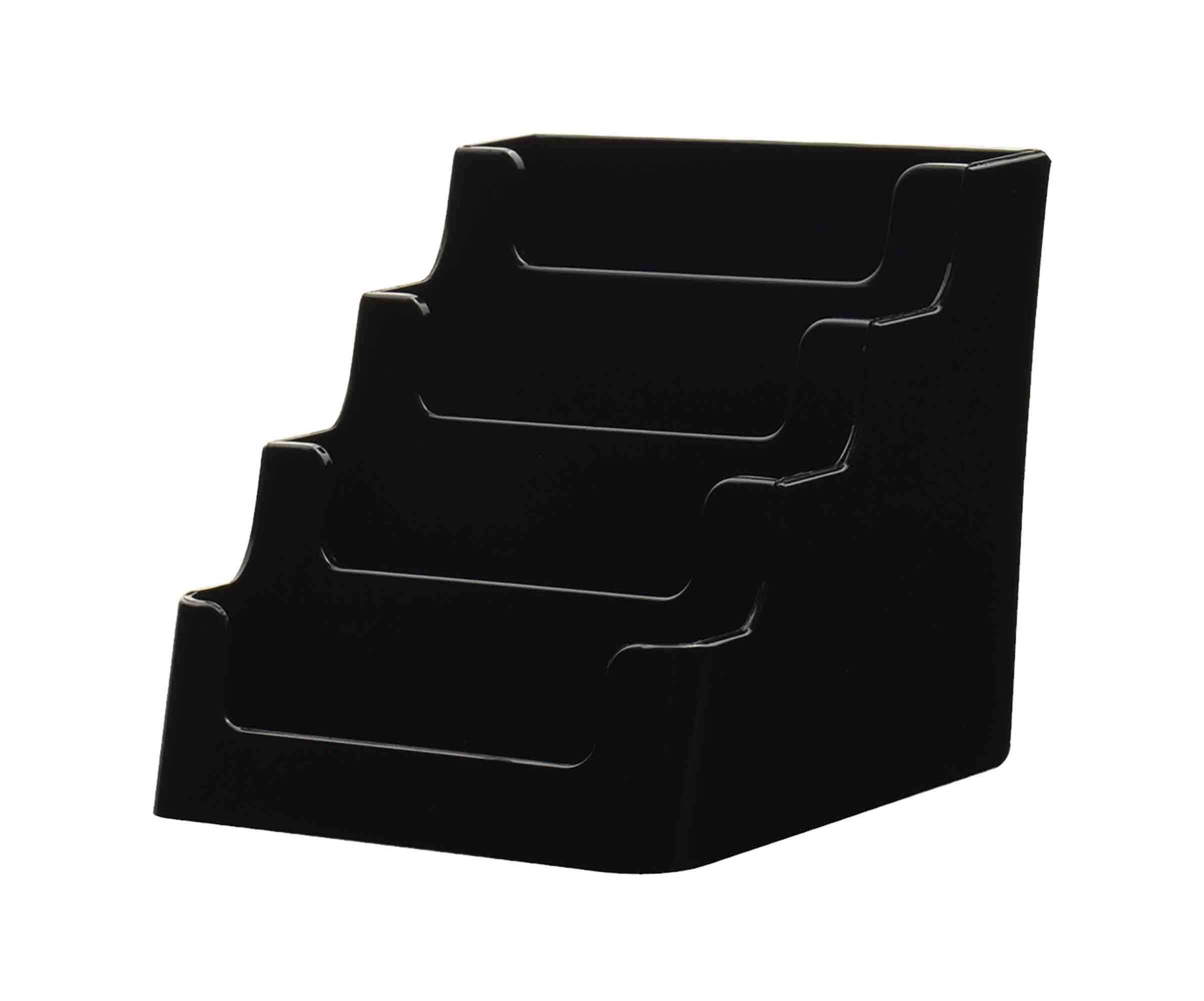 Deflect-o 90404 Visitenkartenhalter, 4 Ebenen, für 127 x 10 x 8 cm