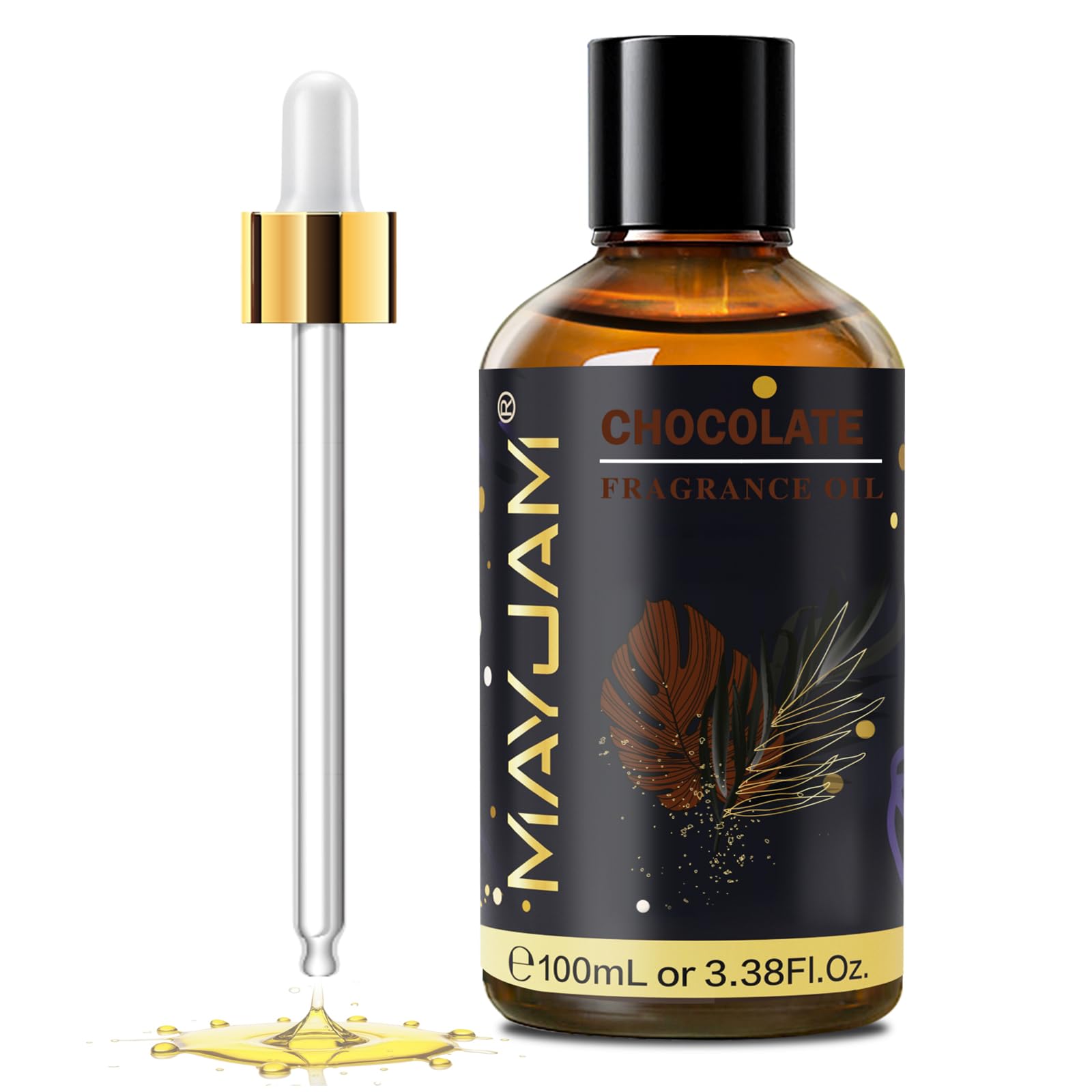MAYJAM Schokoladeöl 100ml, Premium Schokolade Duftöl für Ätherisches Öle Diffusor, Aromatherapie