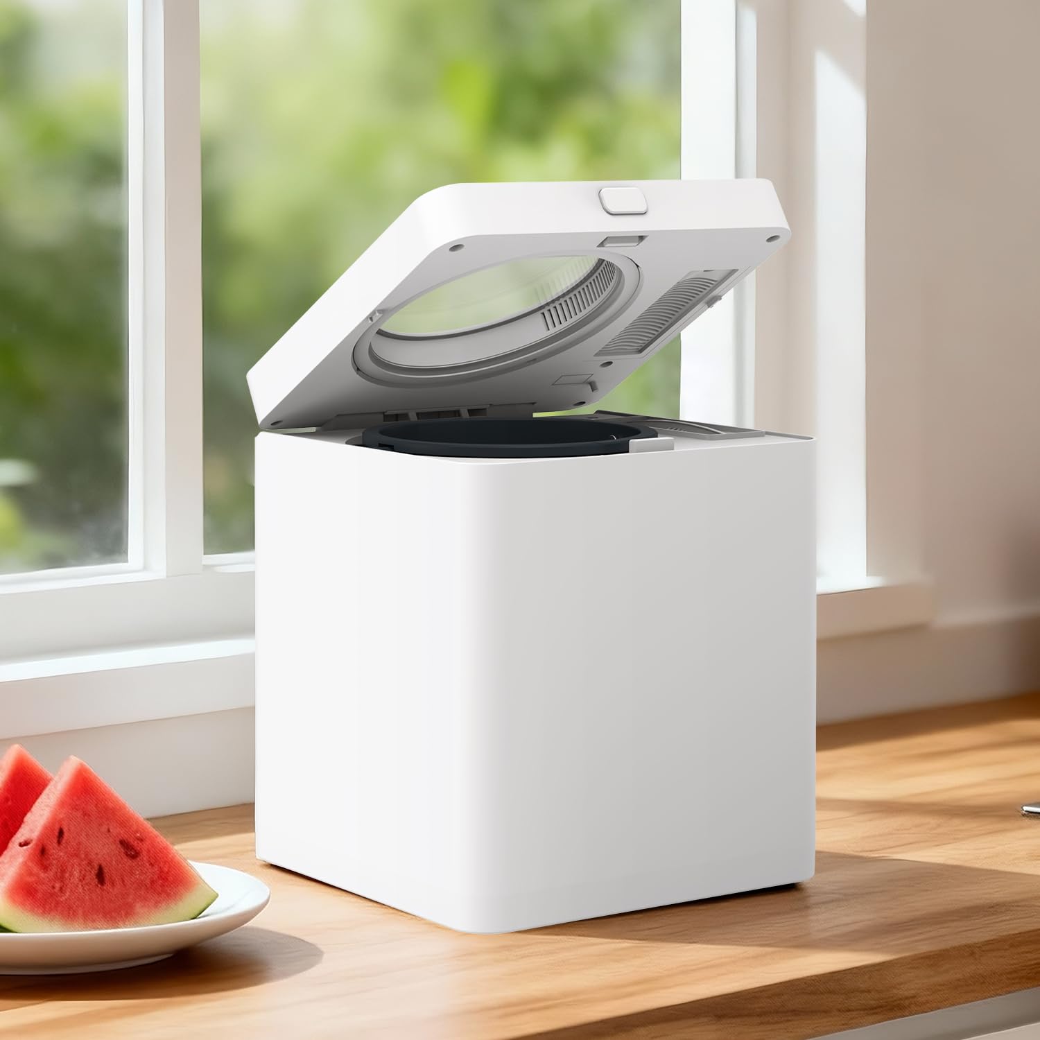 Amazon.co.jp: 生ゴミ処理機 whdpets生ごみ処理機 静音設計 強力脱臭 全自動乾燥粉砕 台所・サイドボード用  【助成金対象製品】透明窓 日本語取り扱い説明書付き（ホワイト）: ホーム＆キッチン Hrzisda 生ごみ処理機、家庭用、静音ディフューザー、取り付け簡単、静音生ごみ、シュレッダー、生ごみ処理機、キッチン、消臭、抗菌