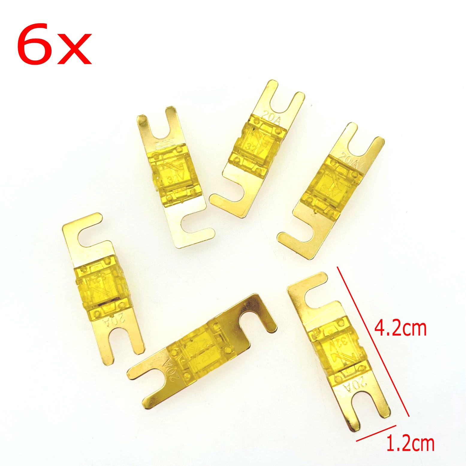 Mini ANL zekering 100 Ampere 4 stuks