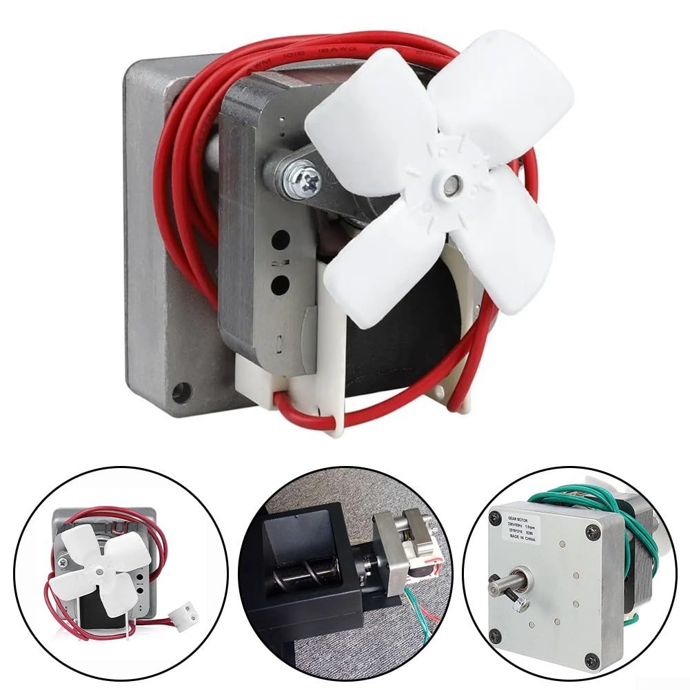 Moteur De Barbecue Pour Tourne Broche, Moteur D'alimentation Pour Barbecue - Rôtisseries Pour Grills À Granulés Remplace Le Moteur Theauger De 220 V, 50 Z 1,5/1,8/2,0 Tr/min(2.5rpm)