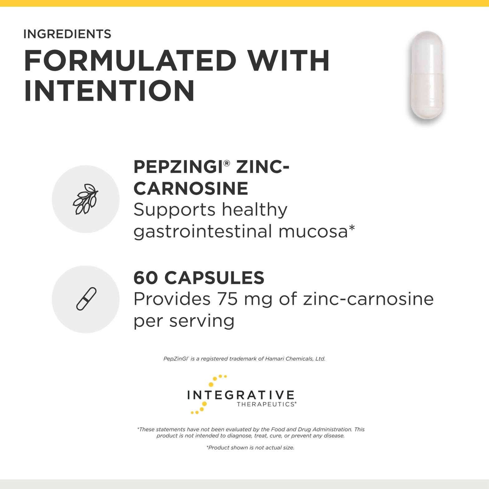 Integrative Therapeutics Zinc-Carnosine, 60 Capsules — Amazon image 4