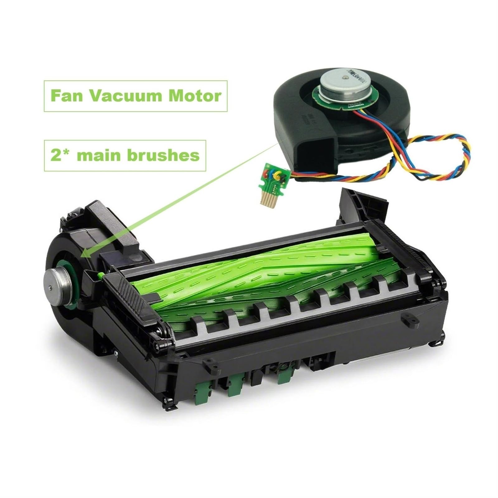 Amazon.co.jp: 1 PC クリーニングヘッドモジュール、メインブラシ