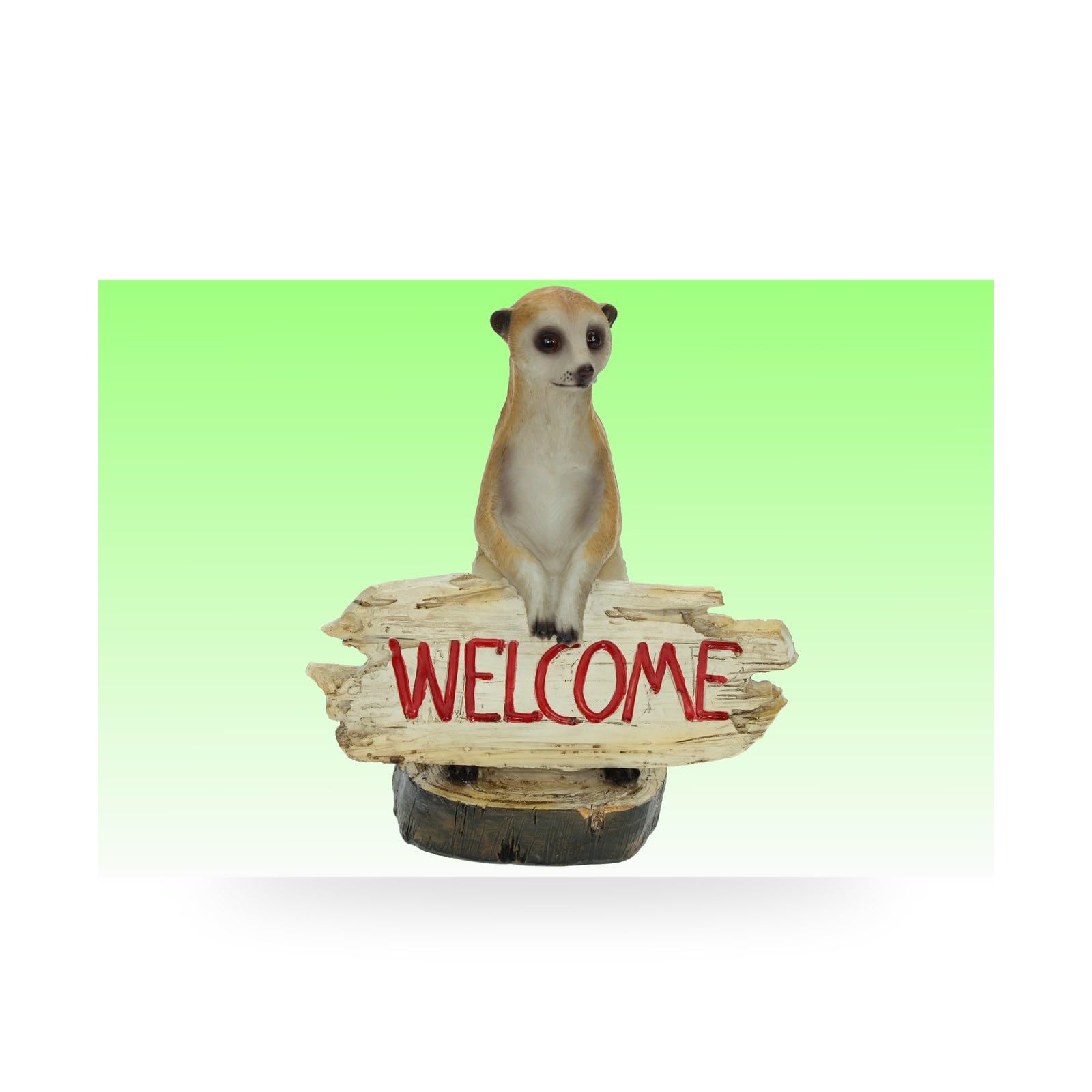 Suricate figurine en polyrésine Welcome cadeau idéal crémaillère