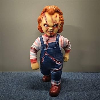 チャッキー　人形　チャイルドプレイ　レア人形 Amazon.co.jp: レアチャッキー人形おしゃべり、首フリ、箱高さ約