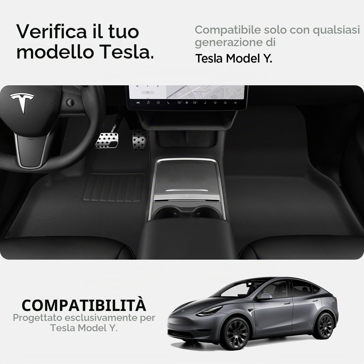 Spigen Tesla Set di Tappetini Antiscivolo & Impermeabili