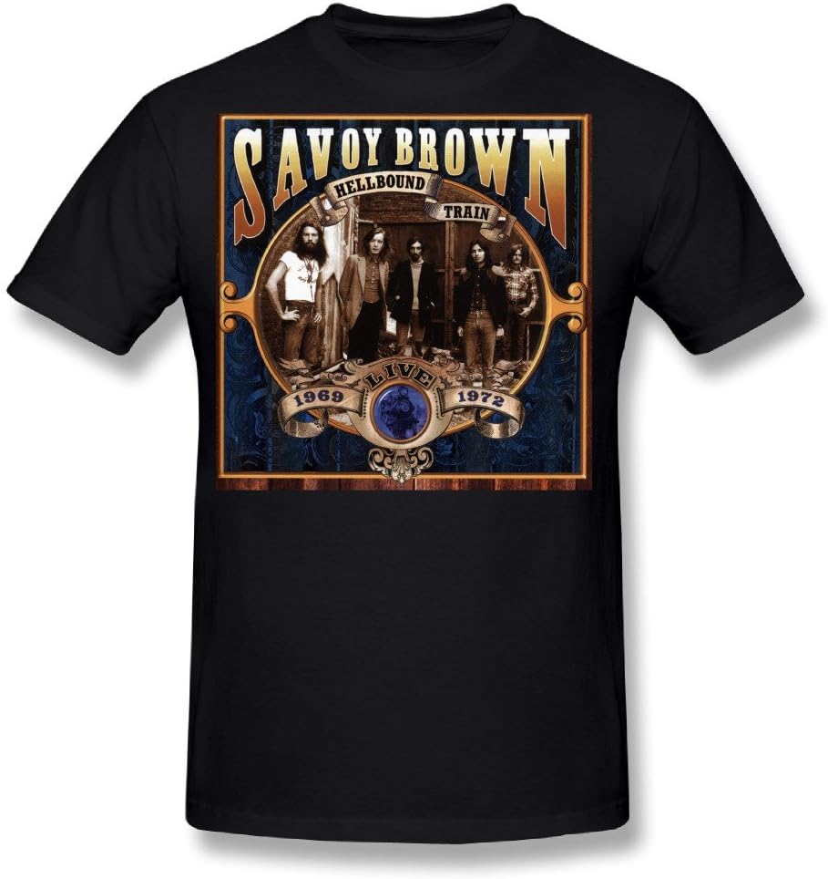 Flesiciate1 Men Savoy Brown Cover Image Design Size M T-Shirts