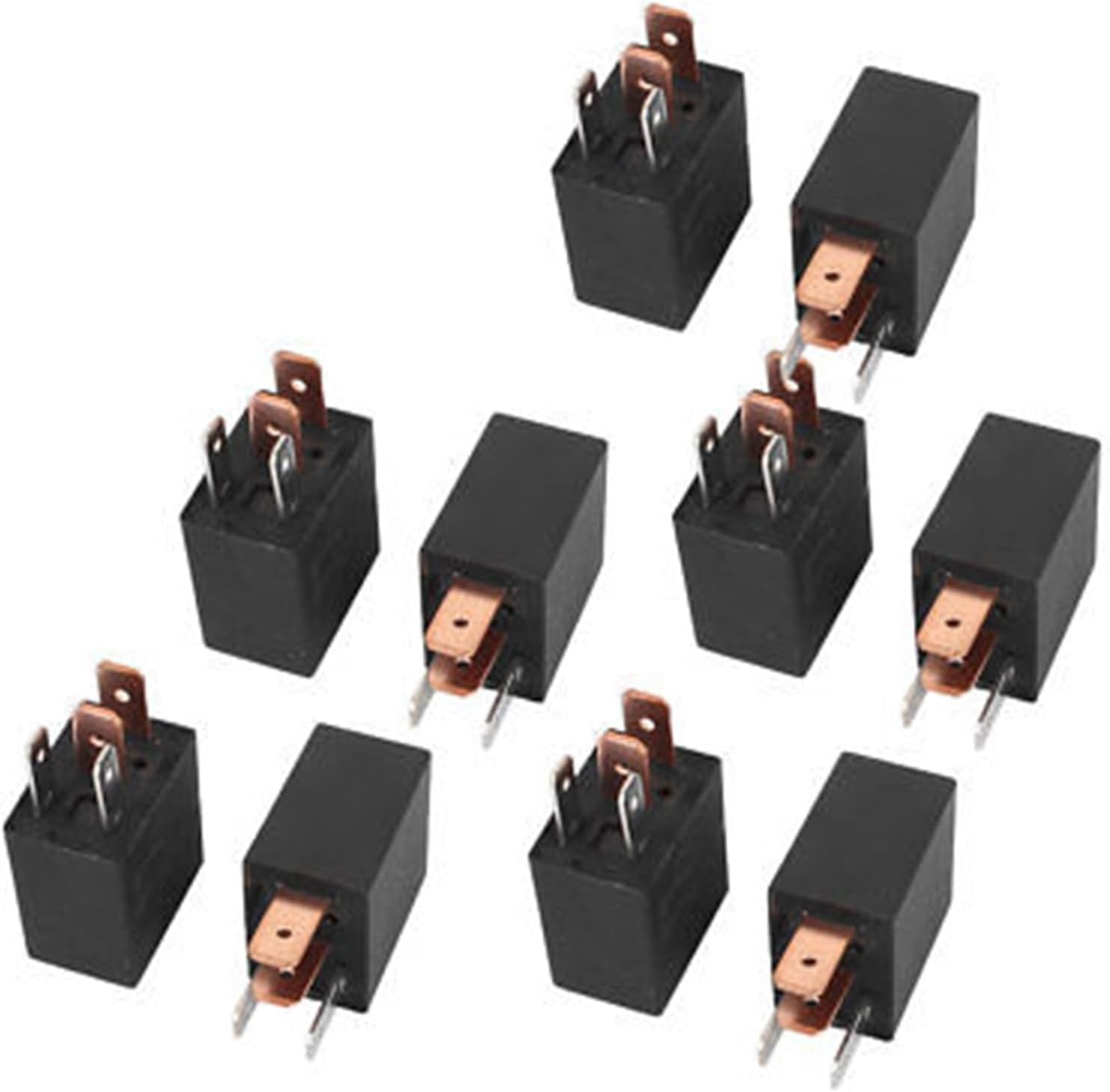 DC 12V 40A Rated Current 1NO SPST 4 Pins Car Automotive Alarm Relay 10pcs