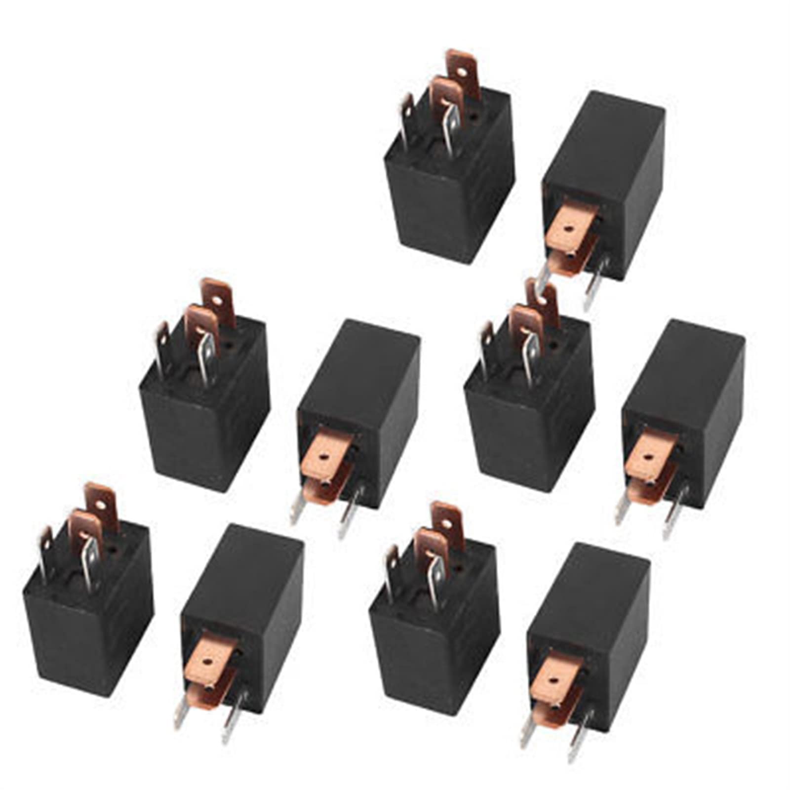 JGNAYRKJQI DC 12V 40A Rated Current 1NO SPST 4 Pins Car Automotive Alarm Relay 10pcs