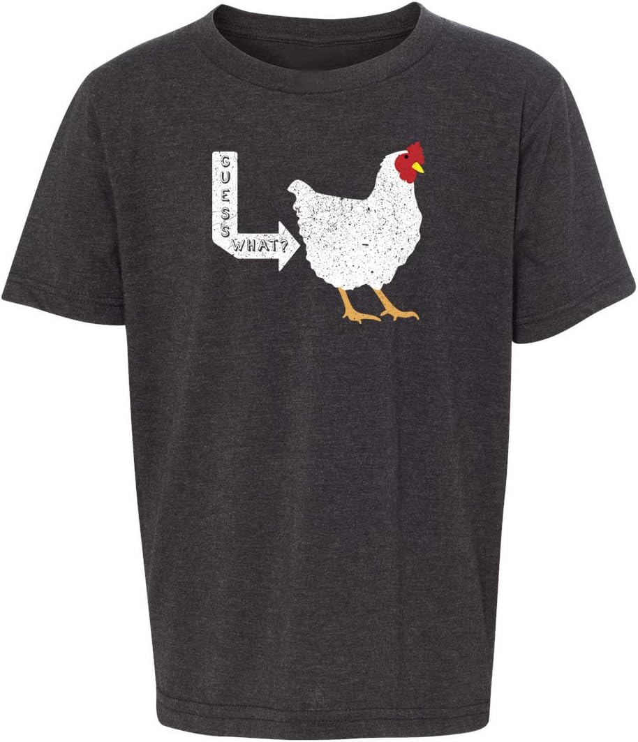 Guess What? Chicken Butt Kids T-Shirts, Funny Kids Shirts, Youth Graphic Tees