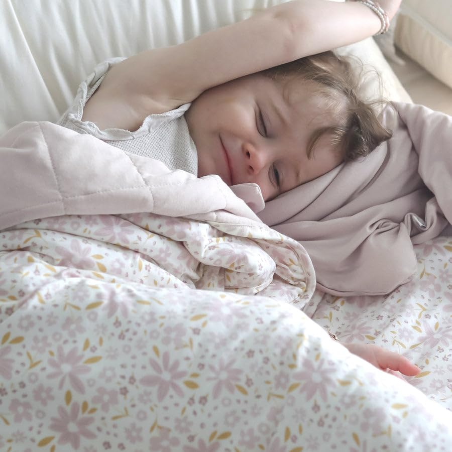 Image of GUNAMUNA Cloud Baby Blanket | Bamboo Rayon | Ultra-Soft Toddler Blanket | 1 TOG | 57 inch x 39 inch | Girl Dog