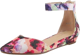 DREAM PAIRS Women's Low Wedge Round Toe Ankle Strap Dress Comfortable Casual Flats Shoes