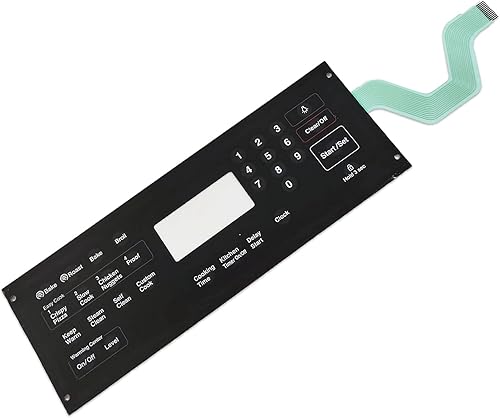 Interruptor de membrana de rango DG34-00020A Touchpad compatible con hornos Samsung Electric Ranges, reemplaza AP5623392, PS4240764, para