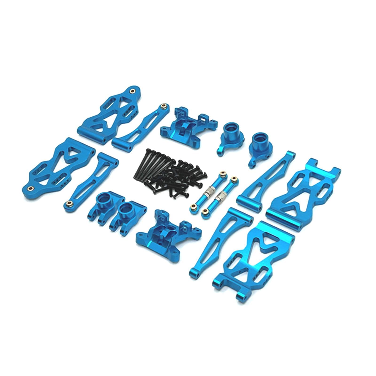 Set di Pezzi di Ricambio in Metallo e Alluminio RC, Accessori di Ricambio per Auto RC Facili da installare per Accessori Auto RC 16101 16102 16103, Blu