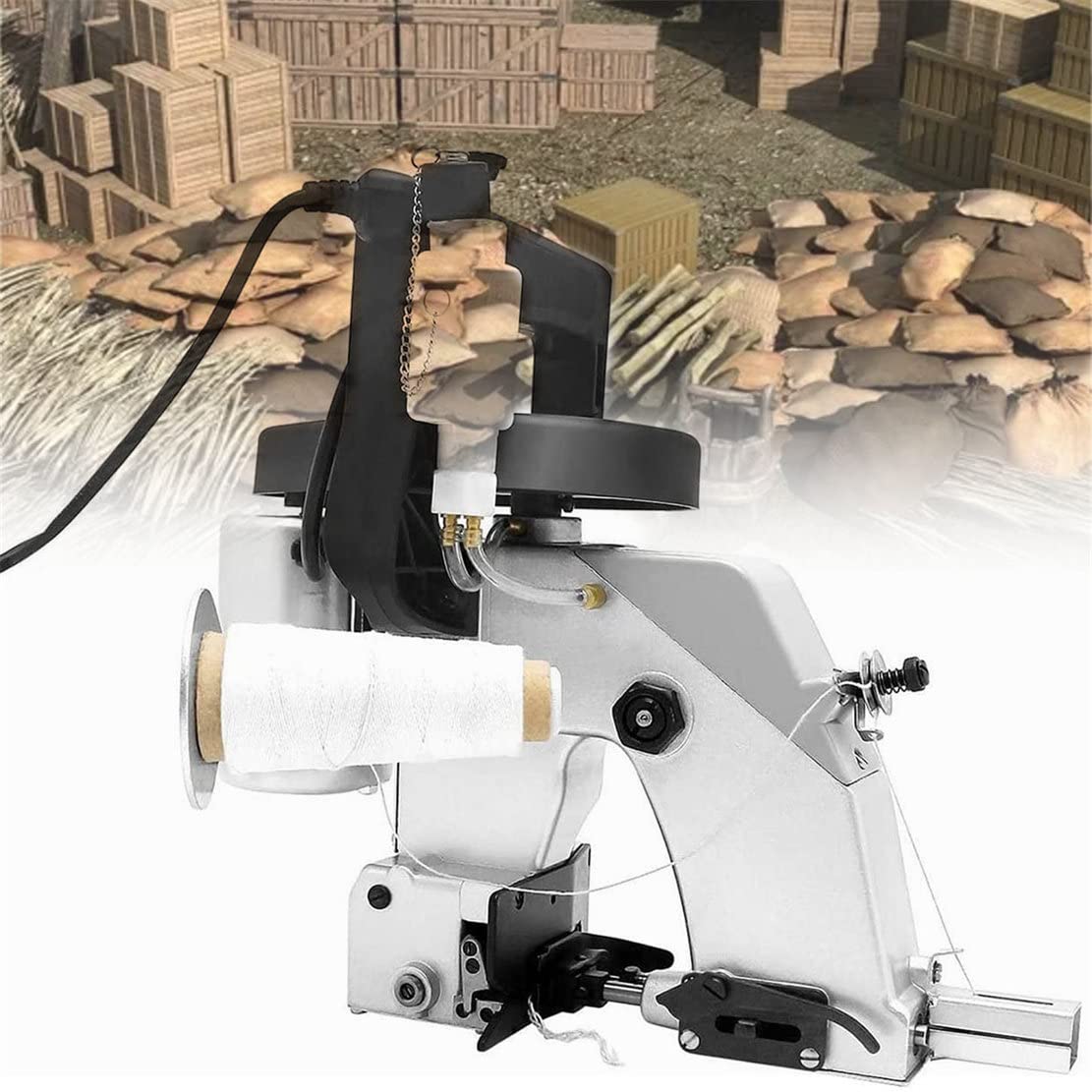 IUokLU Industrial Bag Closing Machine,Electric Stitcher Knitted Bag Sealing Packing Machine,Automatic Woven Bag Closer Packing Machine For Burlap
