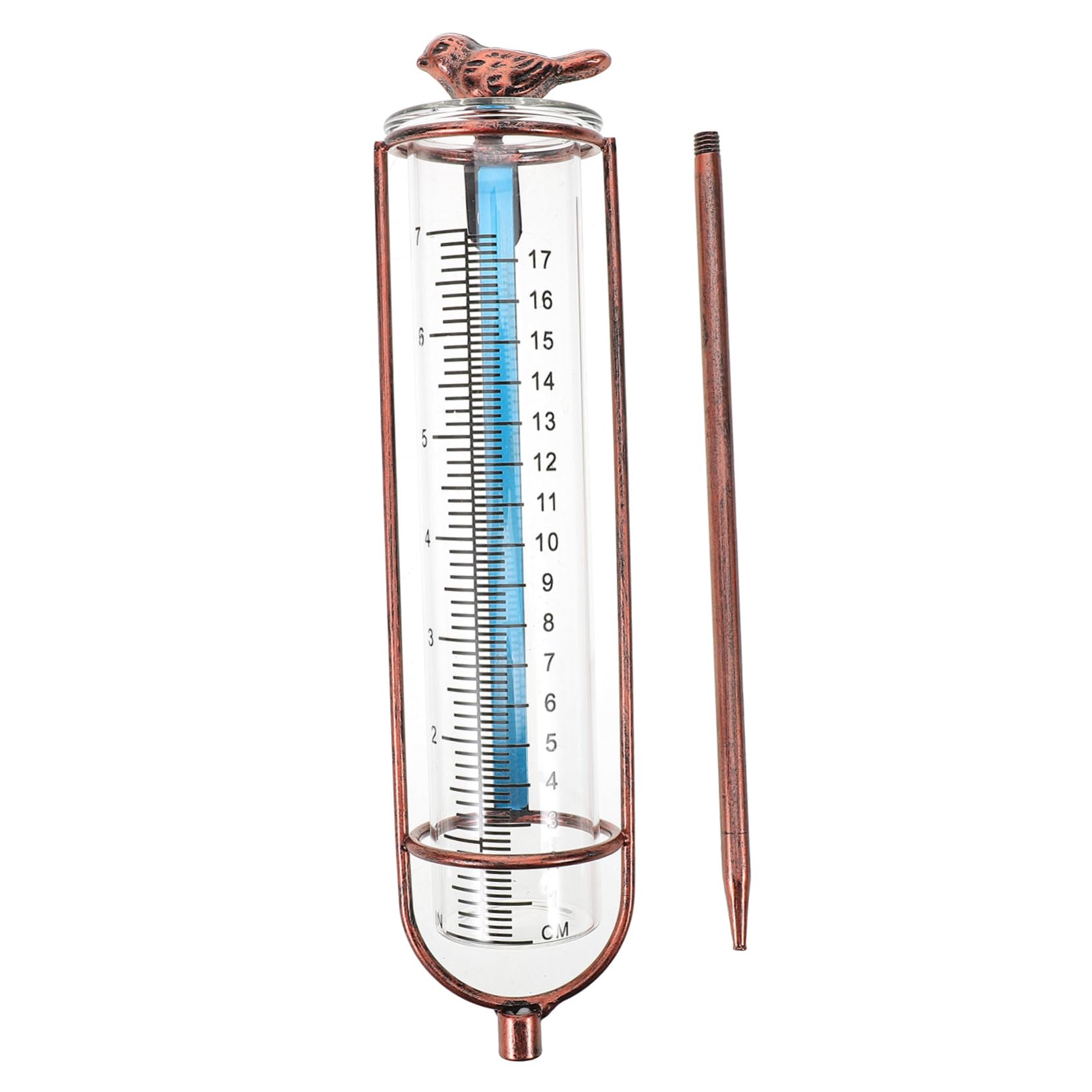 SOLUSTRE 5stücke Outdoor Regenmesser Mit Standfuß Präziser Testrohr Niederschlagsmesser Für Garten Und Langlebig Und Wetterbeständig Dichtungsring