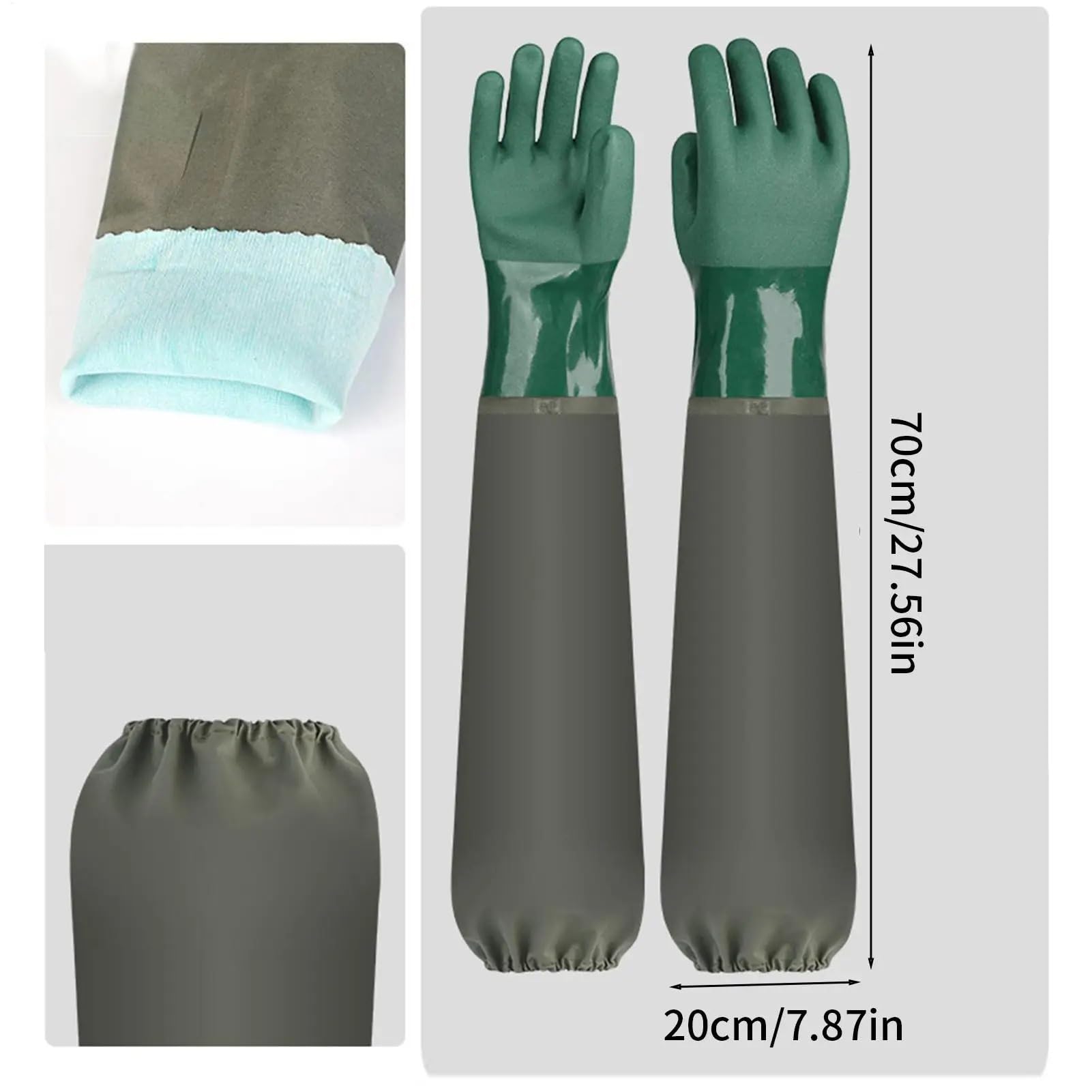 Gummihandschuhe Wasserdichte Handschutz-Gummihandschuhe