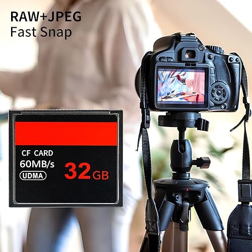 Miniatura 5 de 32GB CF tarjeta de memoria CF tarjeta UDMA de alta velocidad 60MB/s Atable memoria flash