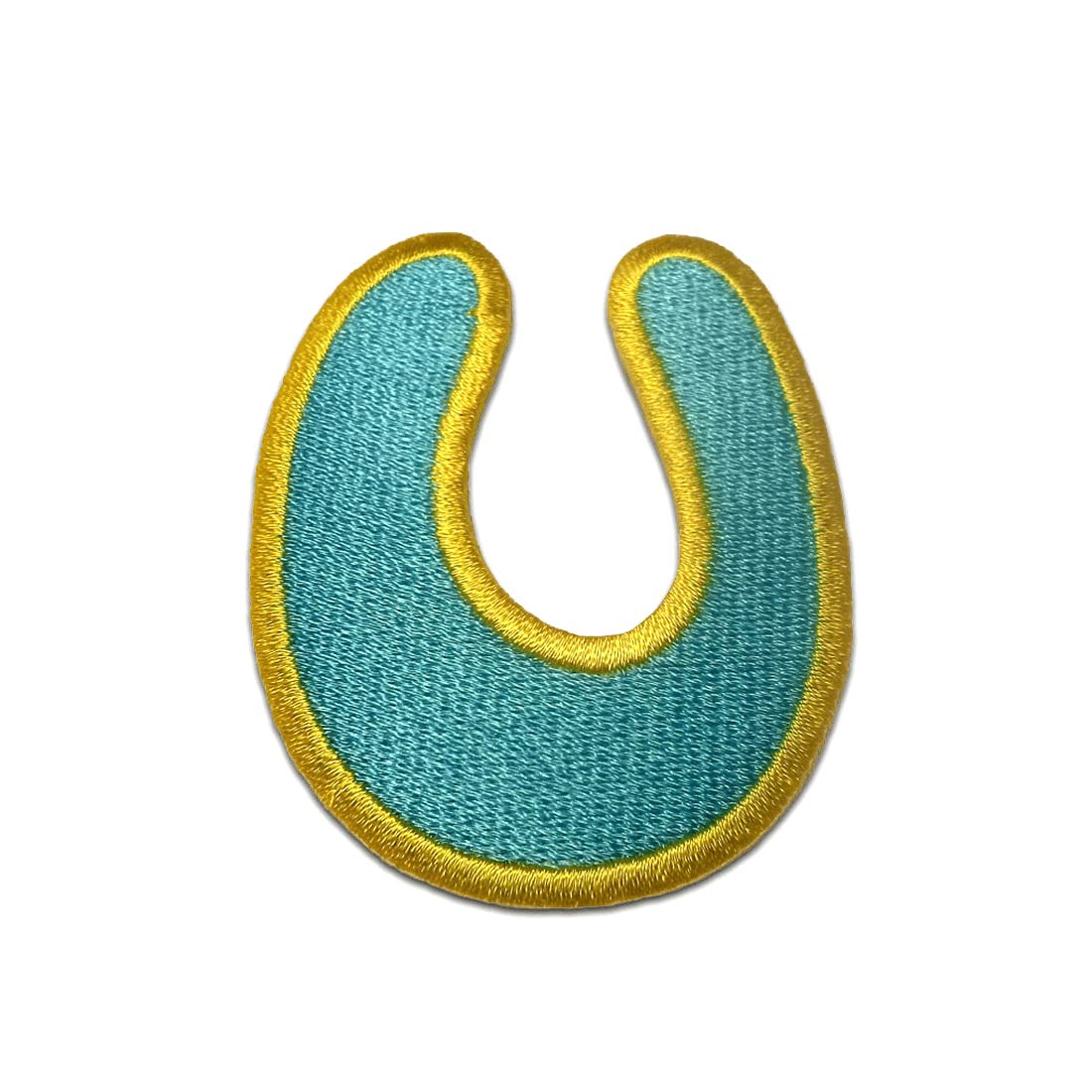 Alfabeto/Lettera blu Patch - Toppe termoadesive Patch Toppa ricamate, misura: 0 x 0 cm, Alphabet/Buchstabe:Buchstabe T - 6.3x5.1cm