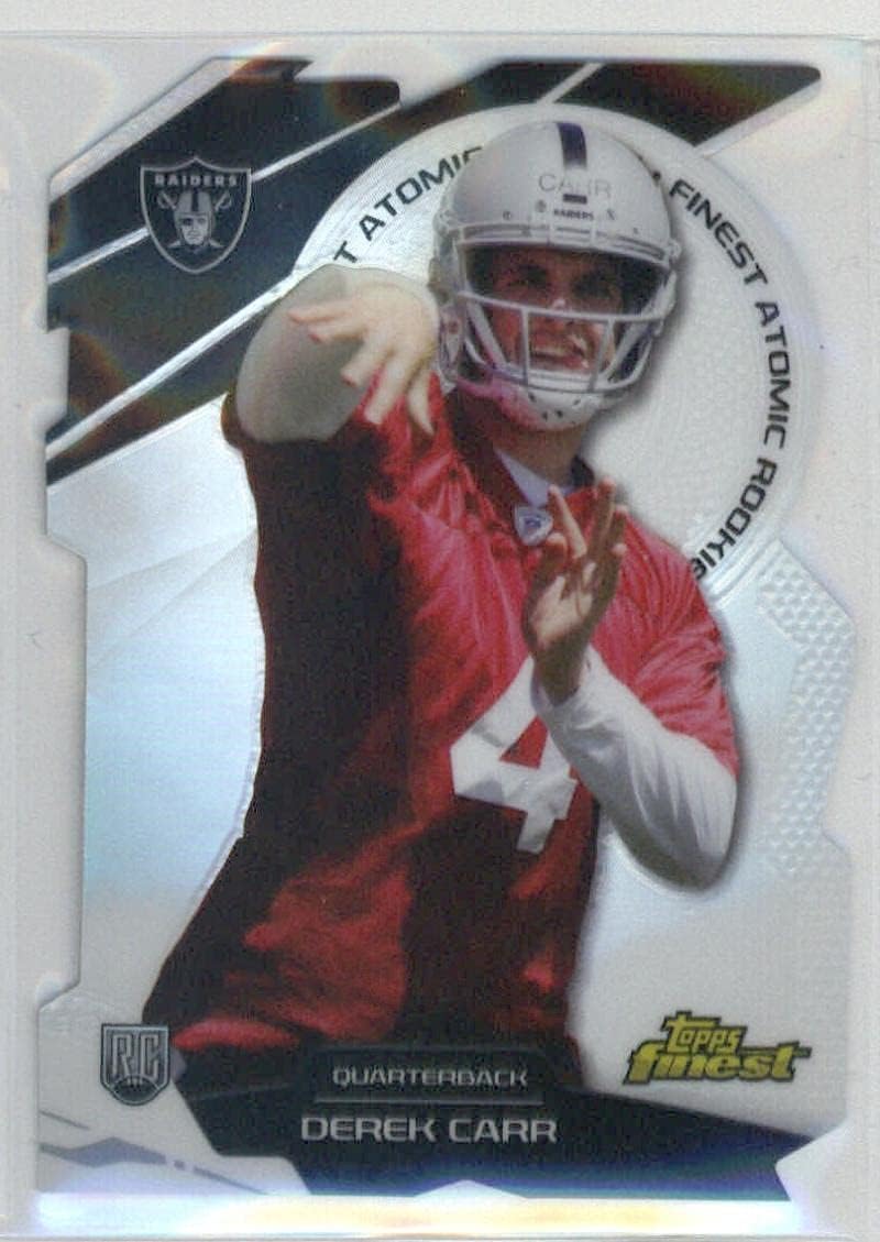 2014 Topps Finest Atomic Refractor Rookies #FAR-DC Derek Carr RC - Rookie Card Oakland Raiders Football NM-MT