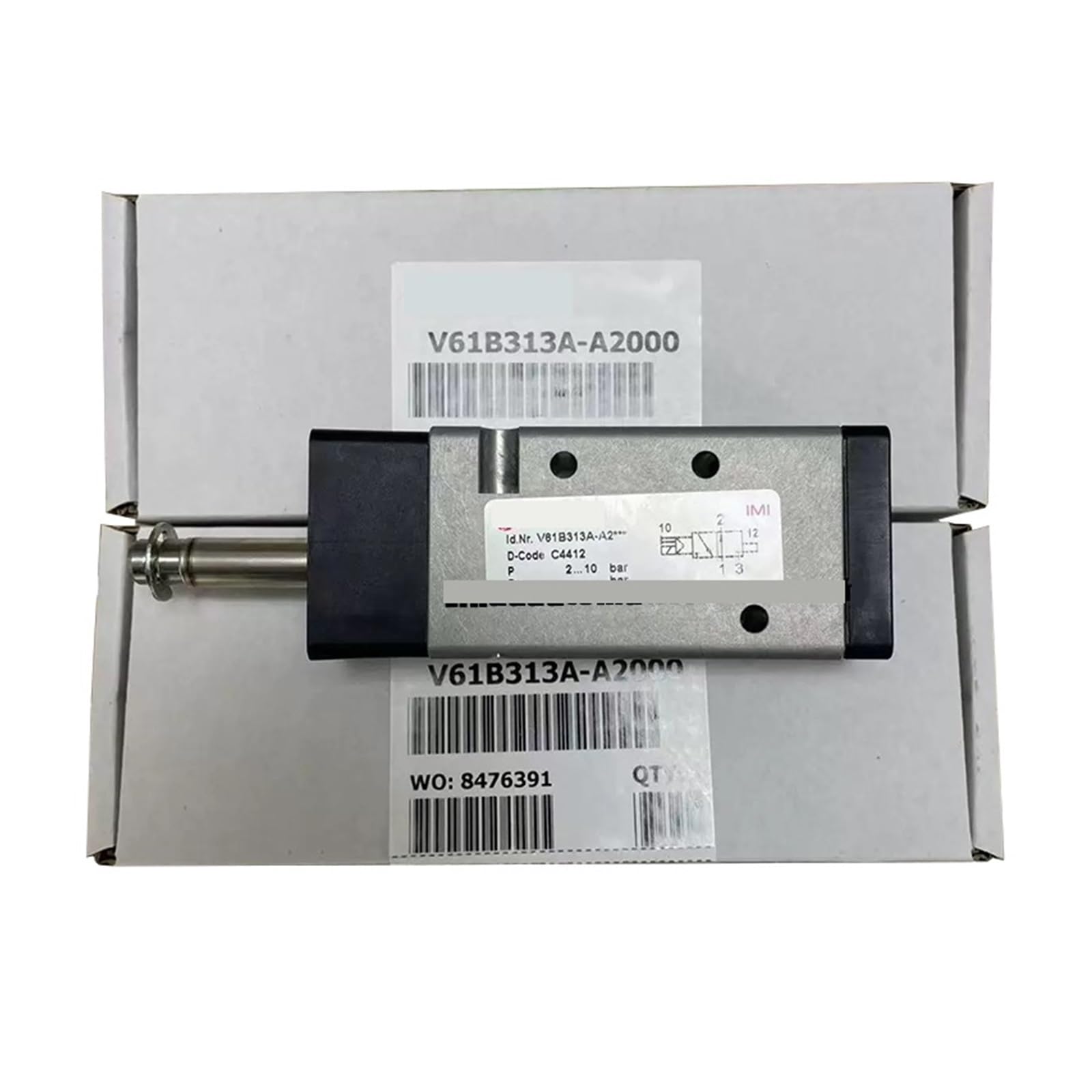 NACODLUL 1PCS V61B313A-A2000 G1/4 Screw Thread Solenoid Valve