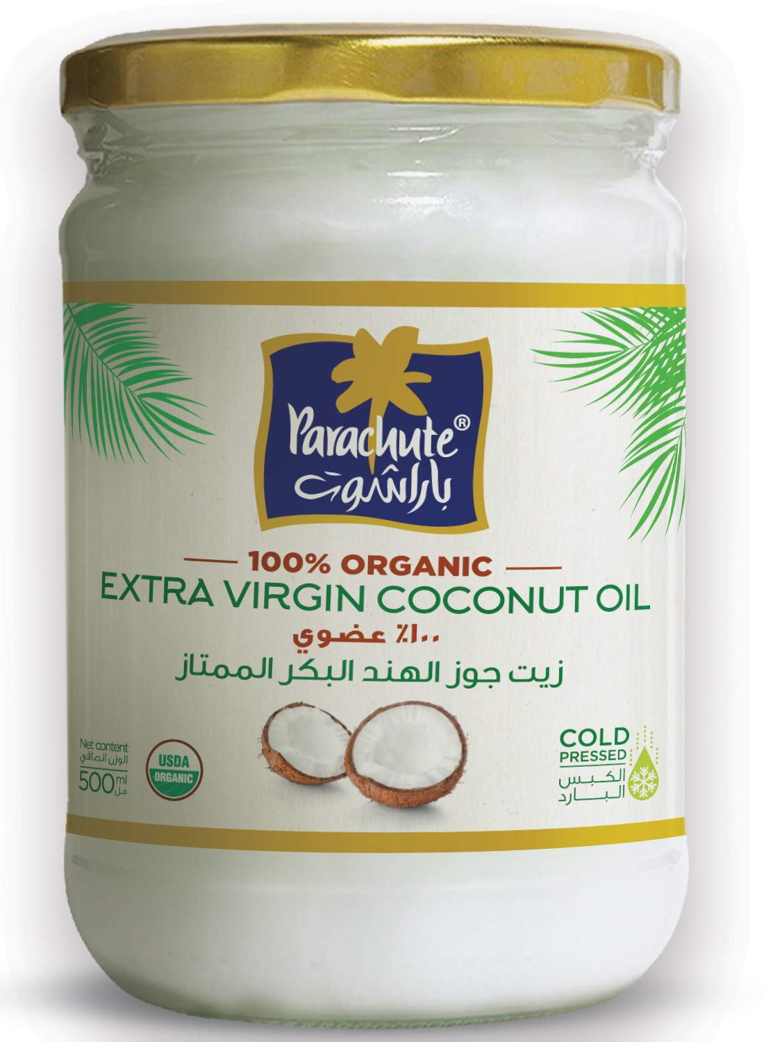 Parachute100% Organic Extra Virgin Coconut Oil - 500ml
