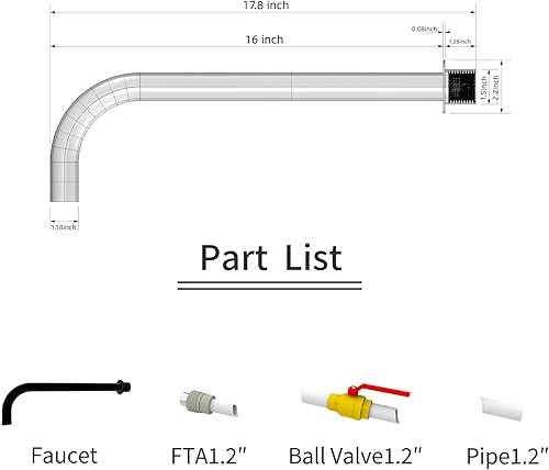Miniatura 4 de Exquisita boquilla de gancho de cascada hecha a mano de latón macizo para paisaje, fuente de agua, decoración de lujo para piscinas, estanques,