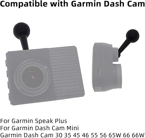 Miniatura 2 de iSaddle Soporte para cámara de tablero Garmin - Soporte de montaje de succión para Garmin Speak Plus Dash Cam Mini 30 35 45 46 55 56 65 W 66 66W