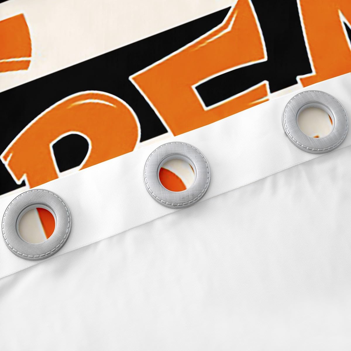 Homewish Halloween Dekor Verdunkelungs vorhänge Kürbis Laternen Vorhänge für Zimmer,Schwarz und Weiß Streifen Vorhänge 140Bx245L 2 Panels,Gotische Gespenstische Fledermaus Fenster Vorhänge