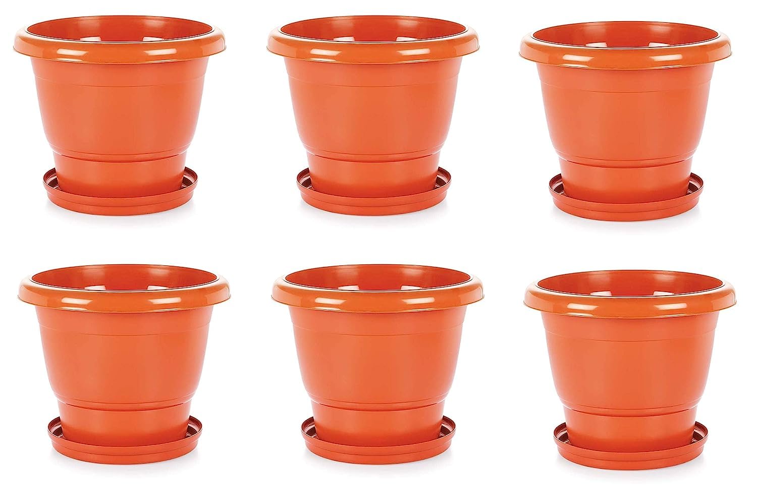 See full amazon price history chart for Varshney Gardening 12 Inches Round Terracotta Color Plastic Gamla Pot/Plant Containers/Pots for Plants/Flower Pots with Bottom Pates - Pack of 6 Pieces Varshney Gardening 12 Inches Round Terracotta Color Plastic Gamla Pot/Plant Containers/Pots for Plants/Flower Pots with Bottom Pates - Pack of 6 Pieces (B0C956R5DD) Amazon Price History, Amazon Price Tracker