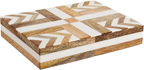 Miniatura 139 de Handicrafts Home Colección Marquet Array - Joyero decorativo hecho a mano para recuerdos, baratijas y decoración del hogar, caja para almacenamiento