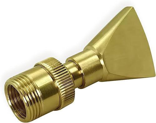 Boquillas de fuente de agua de latón en forma de ventilador, cabezales de rociadores de piscina, para estanque de jardín, estanque cuadrado, centro