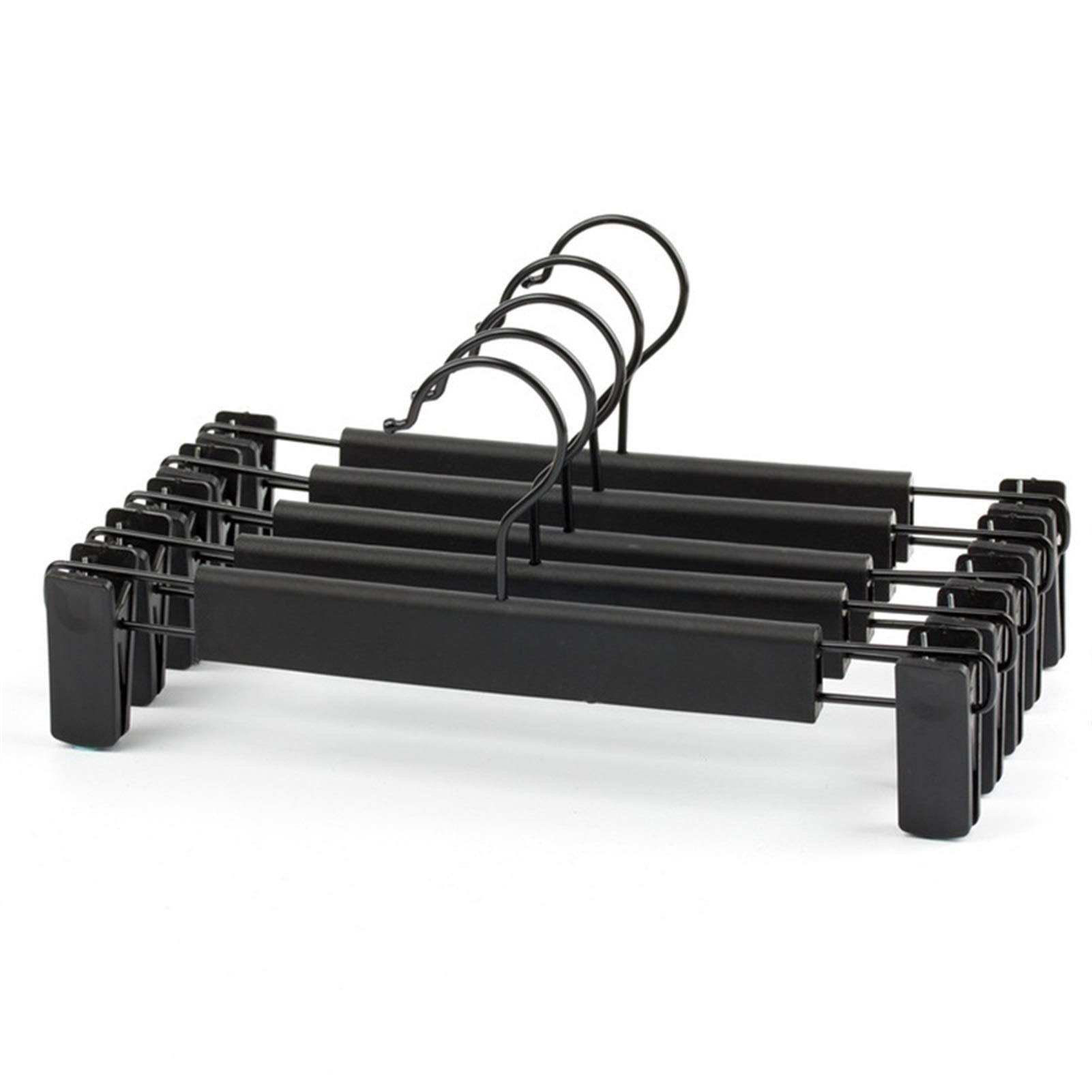 NGDFGR 5Pack Trousers Hanger Rack Home Creative Mini Flocking Clothes Hanger Easy Hook Closet Organizer Hangers For Clothes Pants Trouser Hangers