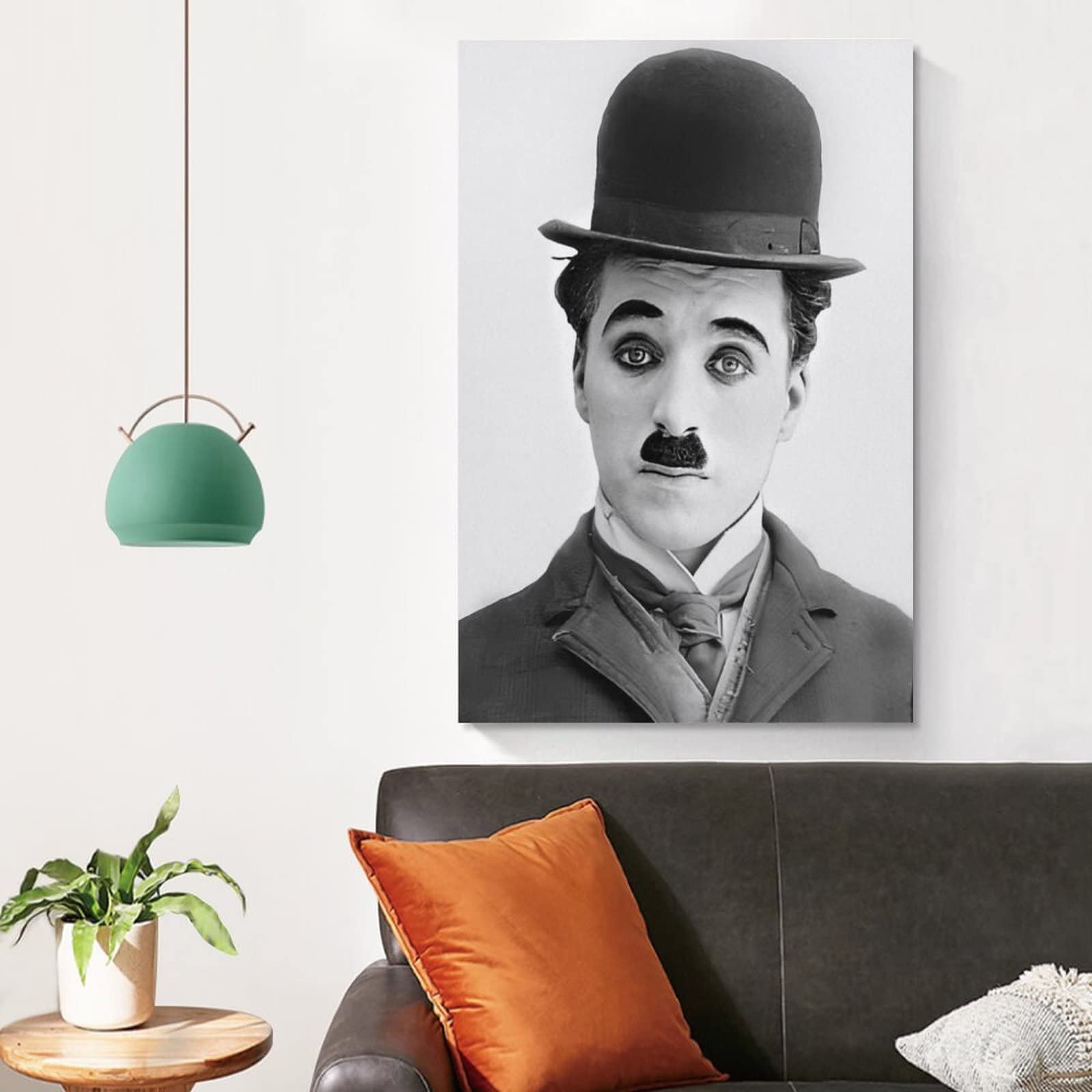 Poster Charlie Chaplin Handmade - Graffiti Moderno, 23x32.5 Cm, Per Decorazione - Foto 12